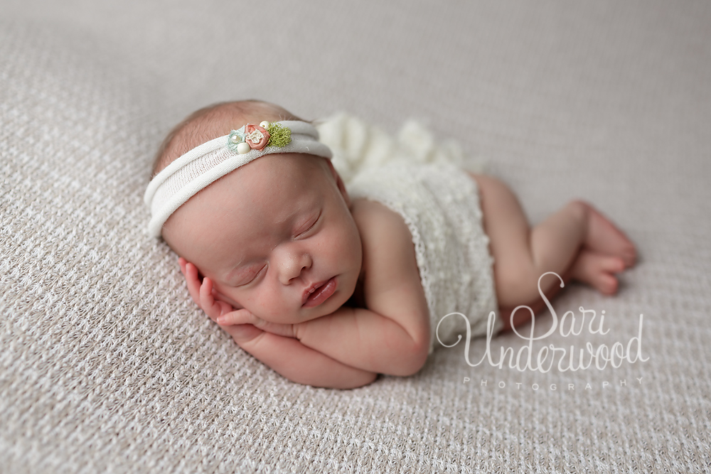 Florida newborn photography | Baby girl at 9 days old